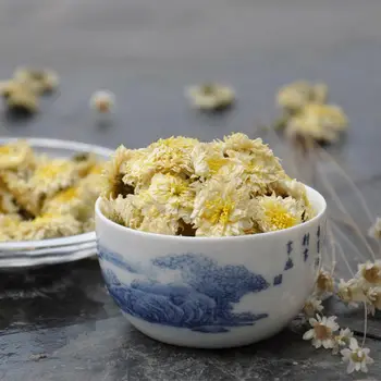 

White Chrysanthemum Tea Chinese Flower Tea Organic Premium HuangShan White Tribute Chrysanthemum Tea 500g