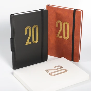 

Weekly Planner A5 organizer 2020 stationery notebook with white Gift packing, to Achieve Your Goals & Improve Productivity
