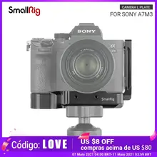 SmallRig A7R3 L Plate W/ Arca Style Plate for Sony A7M3 Camera Quick Release W/ 1/4 & M4 Thread Holed fr flash Light Attach 2122