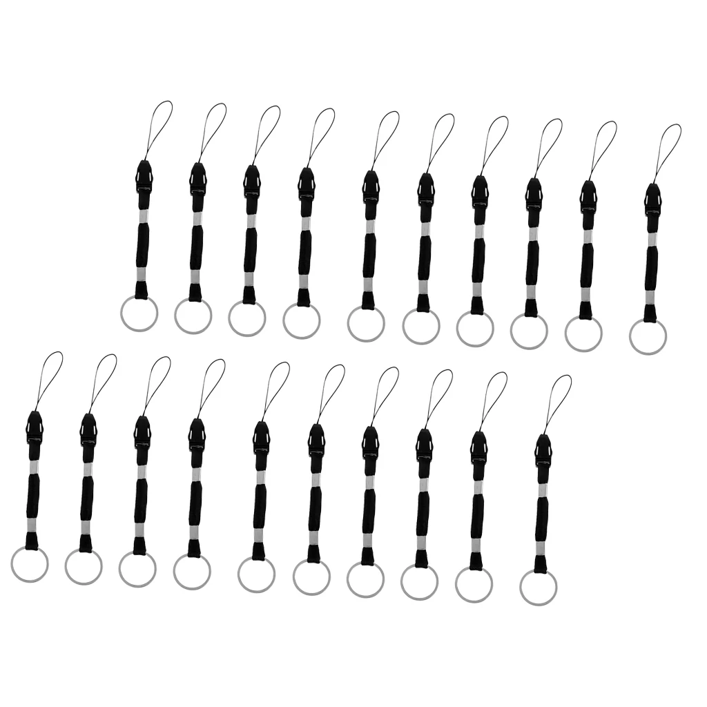 20pcs Adjustable Straps Hand Grip Lanyard for Flashlight Holder, Backpacking Hiking Trekking Climbing Outdoors