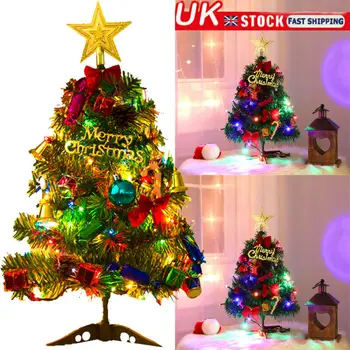 

50 CM Xmas Home Decor Mini Christmas Tree With LED Light Tabletop Ornaments