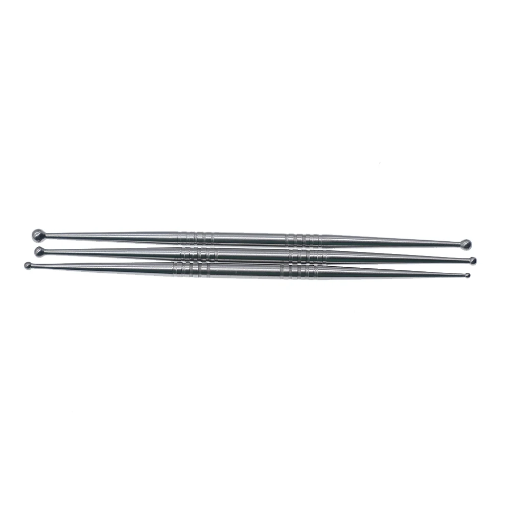 

1.5mm 2.5mm 3.5mm 4.5 mm Stainless Steel Small Ball Stylus Pen mini Polymer Clay Craft Tools indentation Pen 3pcs/lot