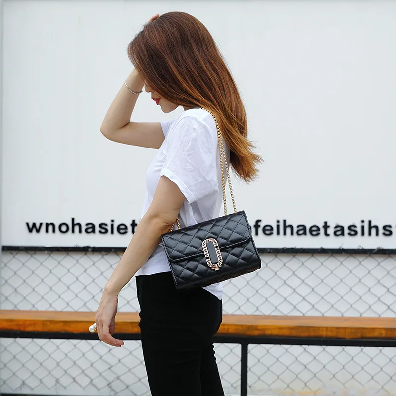 

Fashion Mini Small Bag 2018 New Style WOMEN'S Bag Rhombus Chain Bag Versatile Glorious Crossbody Bag Korean-style Fashion