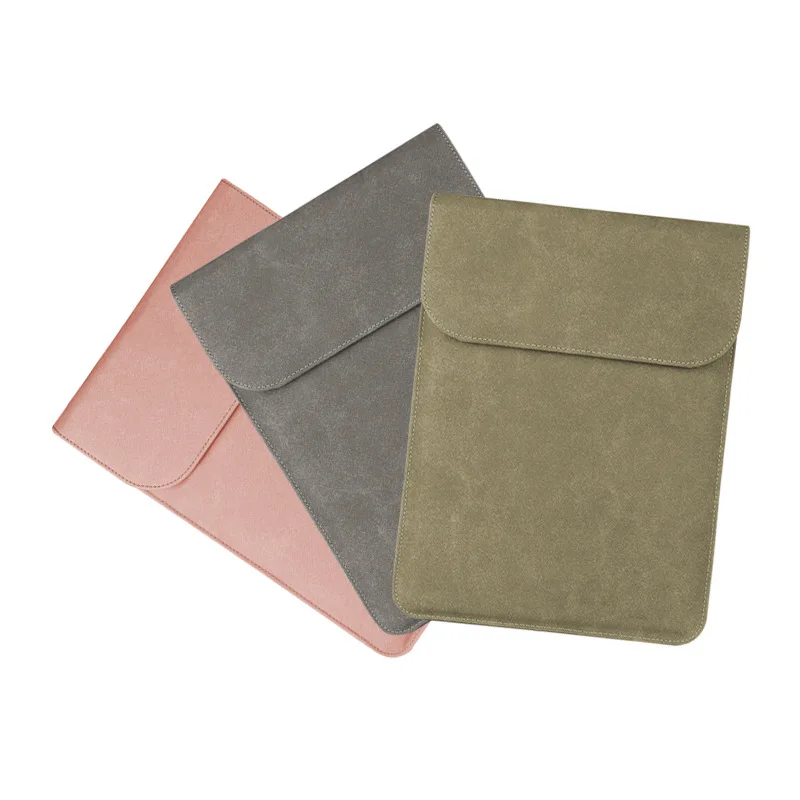 

Dull Polish Pu Cross Verticle Laptop Sleeve MacBook Protective Case Ultra-Thin Computer Protection Package