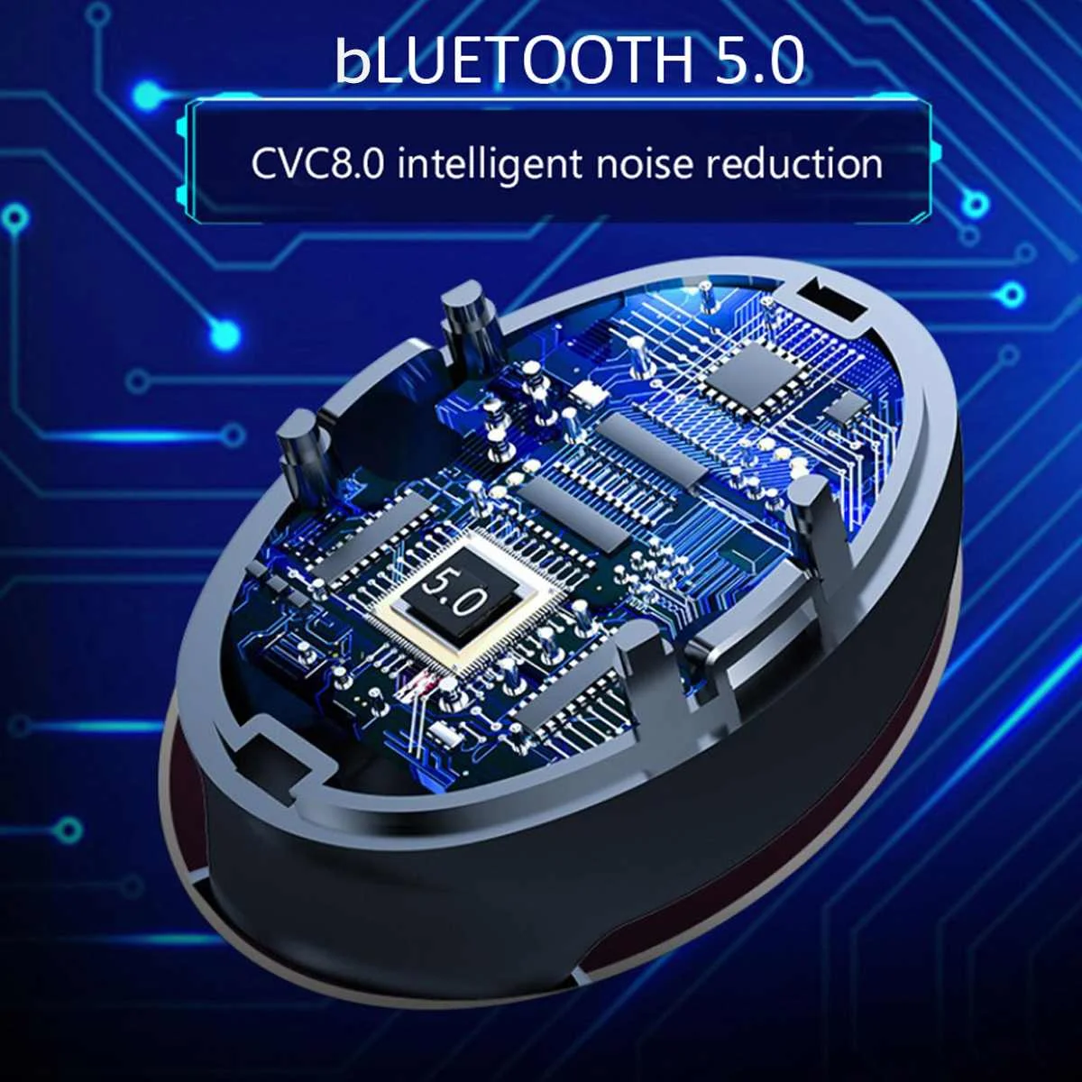 Bluetooth наушники CLAITE F9 TWS BT5.0 IPX7 водонепроницаемые HD стерео беспроводные наушники с шумоподавлением игровая гарнитура светодиодный мощность