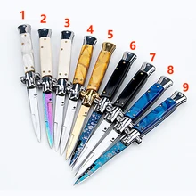 Итальянский мафиозный нож AKC, классический нож, нож для игры, нож для прыжков, Ретро складной нож, меч, складной нож, нож для выживания