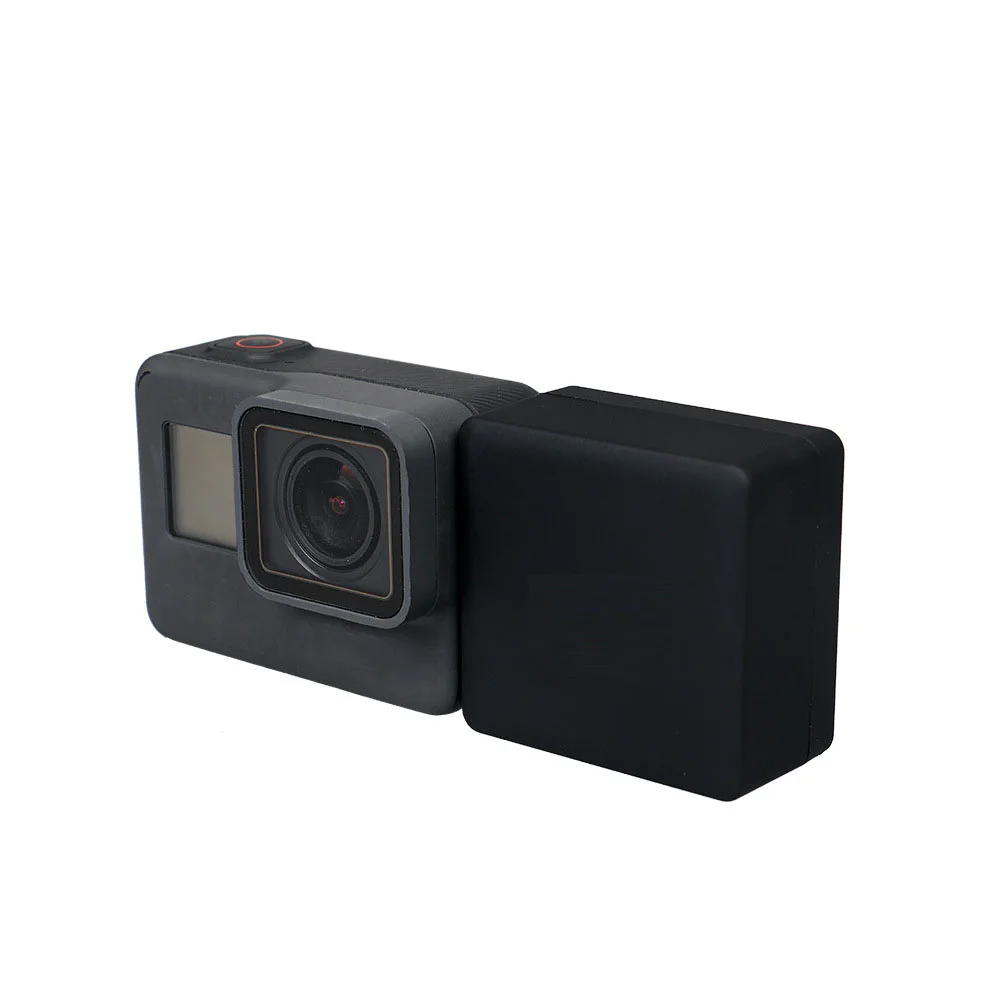 Waterproof Protective Case Housing Shell + Extended Battery Side Power Bank For Gopro Hero 5 6 7 Black camera  Accessories