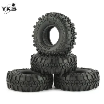 

4PCS 110mm 11.9 Inch Rubber Rocks Tyres / Wheel RC Car Tires for 1/10 RC Rock Crawler Axial SCX10 D90 AXIAL RC4WD AUSTAR AX-4020