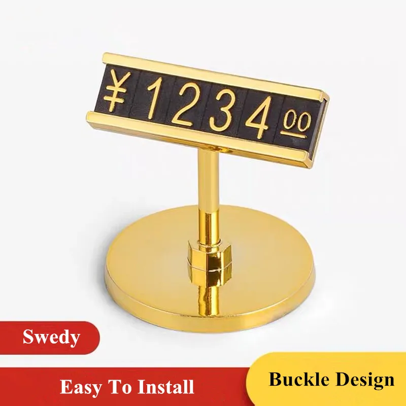 5 Pieces Plastic Commodity Price Cube Display Tags Stand Promotional Digital Number Jewelry Tag Set | Канцтовары для офиса и