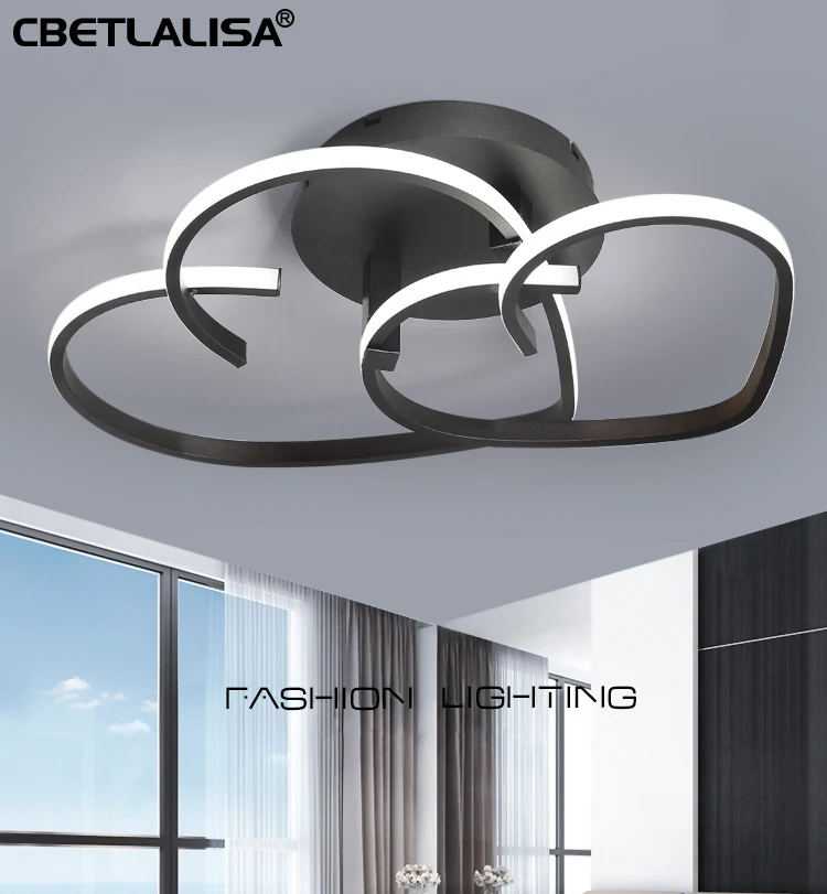 

Ceiling lamp living room led chandelier with remote control for bedroom aluminum lamp Build a cozy bedroom