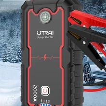 UTRAI Jump Starter 2000A/1600A Car Booster Power Bank batteria 12V dispositivo di avviamento automatico caricabatterie batteria di emergenza avviamento per Auto