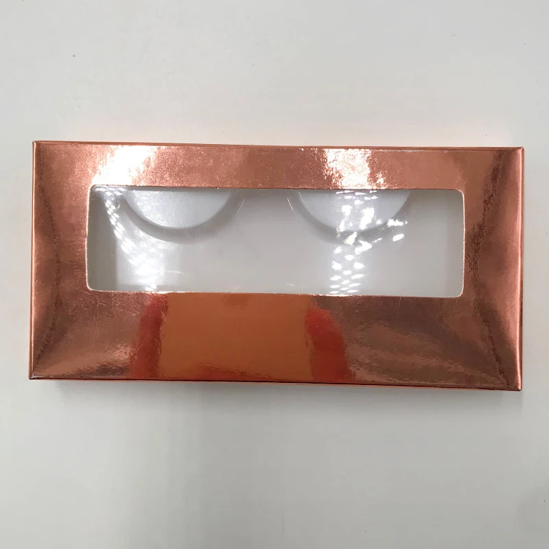 Рождественские Ресницы Коробка FedEx DHL подходят 3D норковые ресницы - Цвет: Rose gold