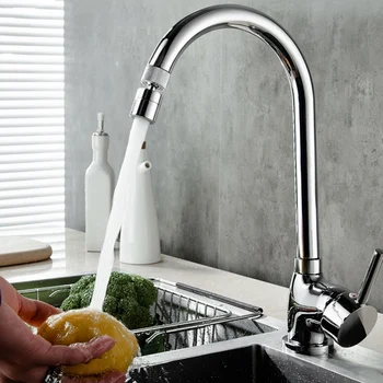 

360° Swivel Tap Aerator Water Saving Faucet Brass Adjustable 2 Modes Kitchen Bathroom Faucet Bubbler Filter With Nozzle Adapter