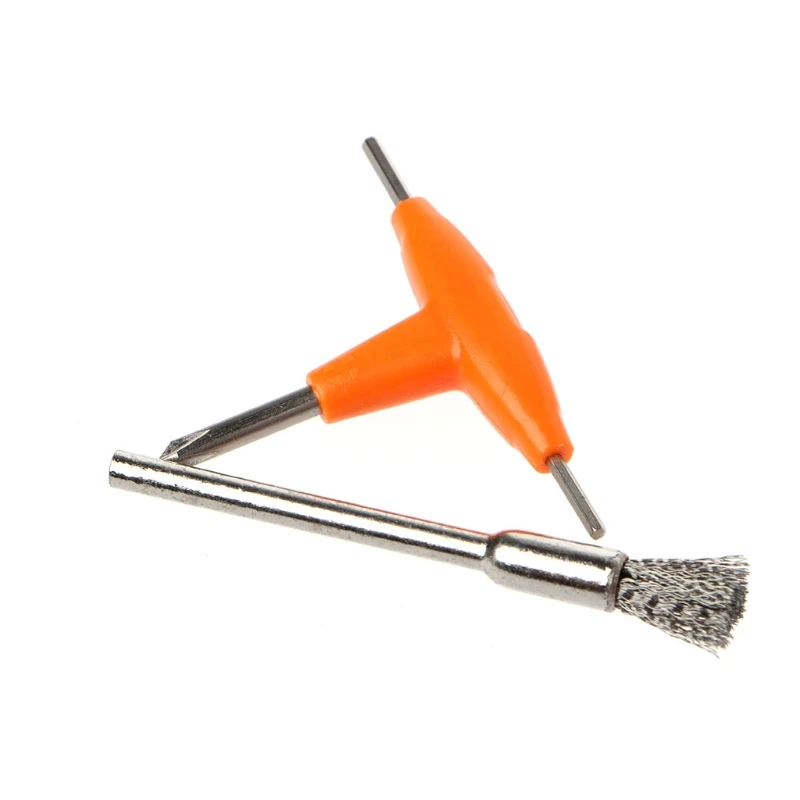 

T-Type Screwdriver + Cleaning Brush Kit Electronic Cigarette DIY Coils Tool