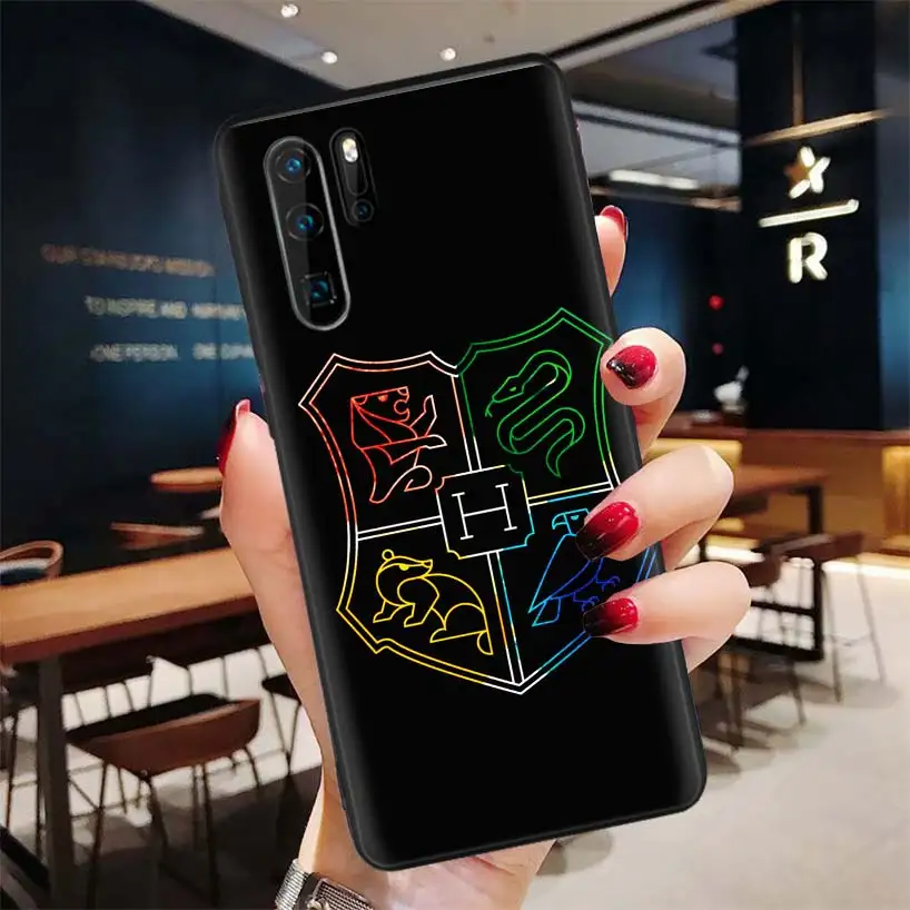 Черный мягкий чехол Potter Love для huawei P30 P20 P10 Lite Pro P Smart Z mate 30 10 20 Lite чехол для телефона - Цвет: BD180-2