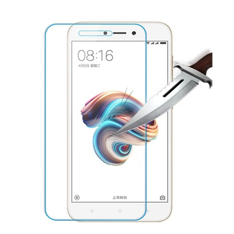 Закаленное стекло 9H для Xiaomi Redmi 4X 5A 4A 3S 4 3 Pro 5 Plus Note Prime HD Защитное Mi A1 A2 защитная