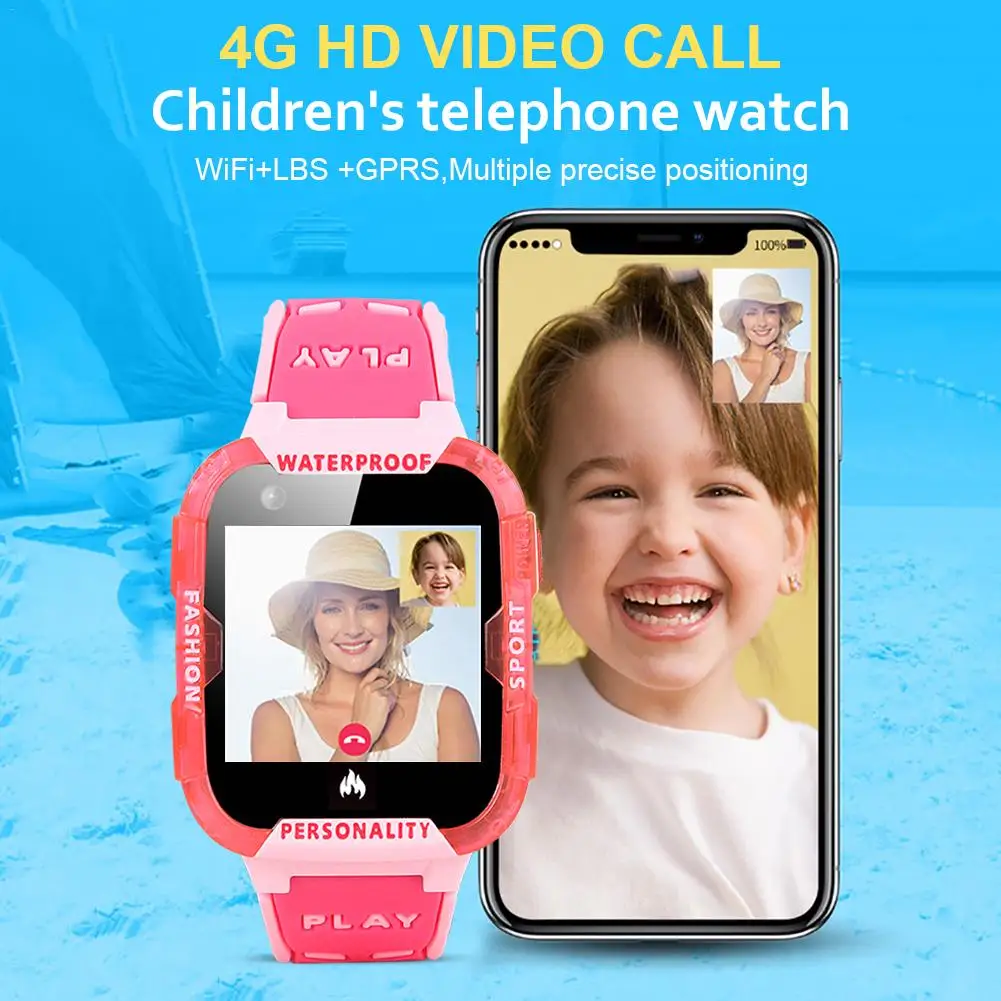T19 студенческие Смарт-часы Детские водонепроницаемые спортивные часы gps wifi LBS трекер местоположения HD 4G видео звонок для детей подарок