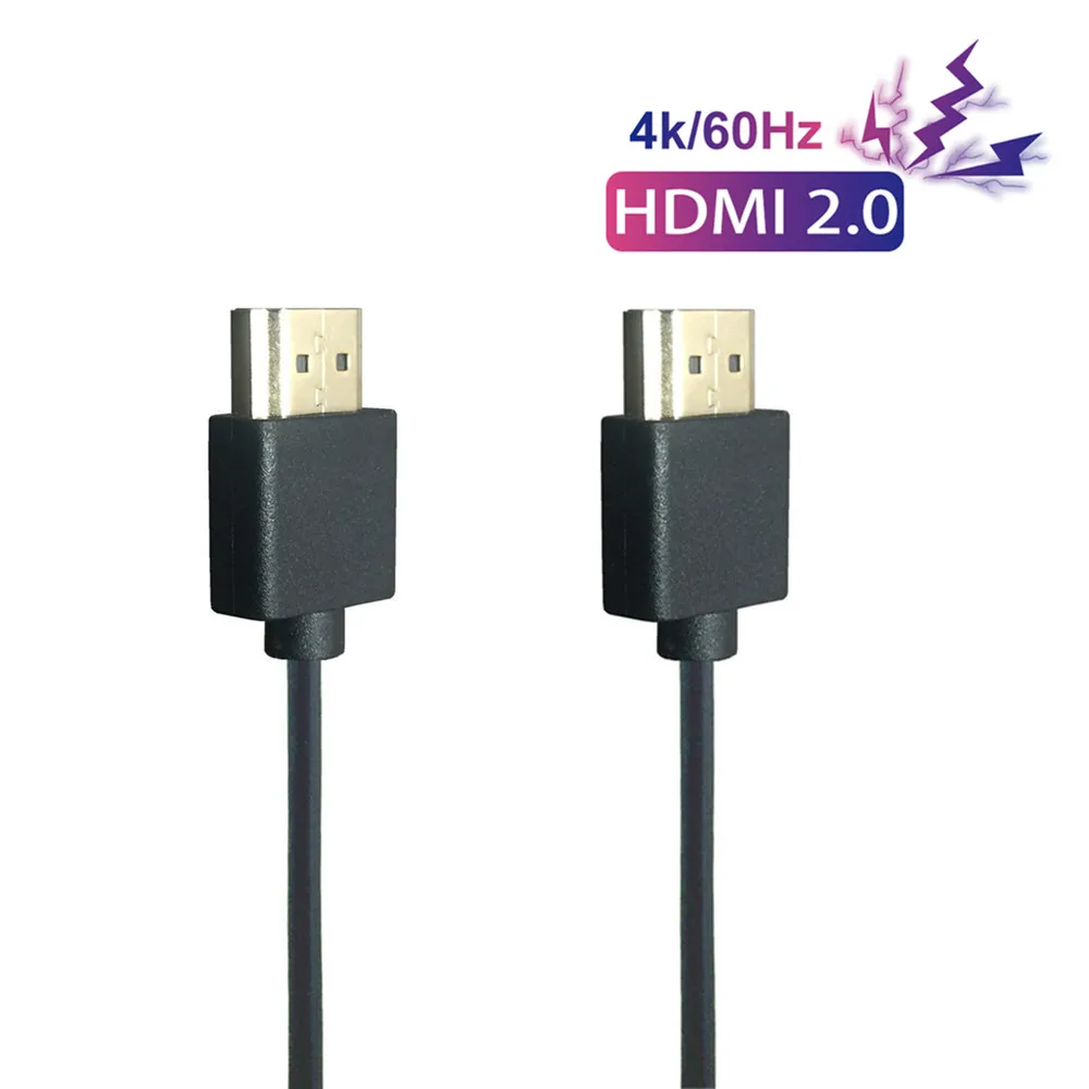 Кабель HDMI OD 3 0 мм 2k * 4k hd @ 60 Гц тип A для типа штекер м 6 1 м|Компьютерные кабели и