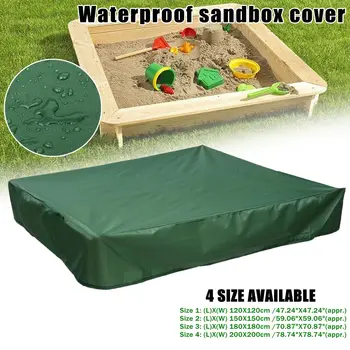 

Spot Dustproof Protection Sandbox Cover with Drawstring Waterproof Sandpit Pool Cover QP2