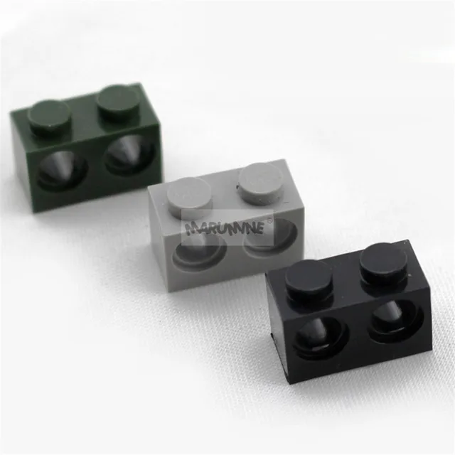 Marumine 1x2 with 2 Holes Technology Brick 32000 Classic Building Blocks Pieces Magic Robot Educational Toys for Starter Kids 3