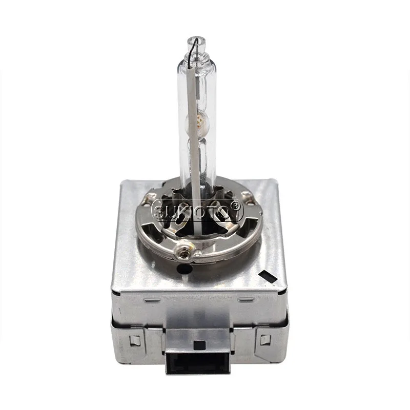 SUKIOTO Original OEM 35W 55W Xenon D1S D3S HID Headlight Lamp Bulb 4300K 5000K 6000K 8000K Metal Holder Car Light Xenon Bulbs (4)