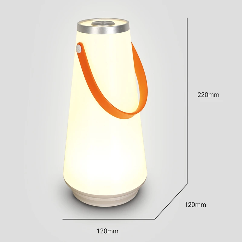 СВЕТОДИОДНЫЙ беспроводной сенсорный умная Ночная Подсветка USB зарядка портативный Открытый Кемпинг лампа для спальни гостиной ванной Освещение