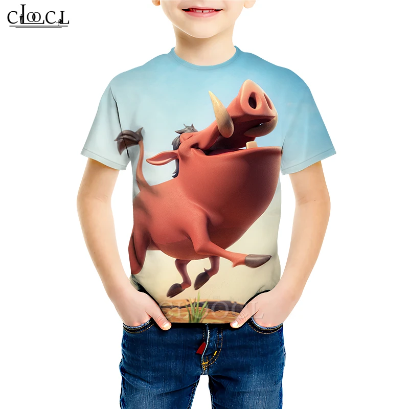 Kids T shirt 9 Футболка Dumbo, футболки для всей семьи с 3D принтом, милые Simba с героями мультфильмов, футболки для маленьких мальчиков и девочек с коротким рукавом для детей, Повседневные детские топы, M206 - Цвет: Kids T shirt 9