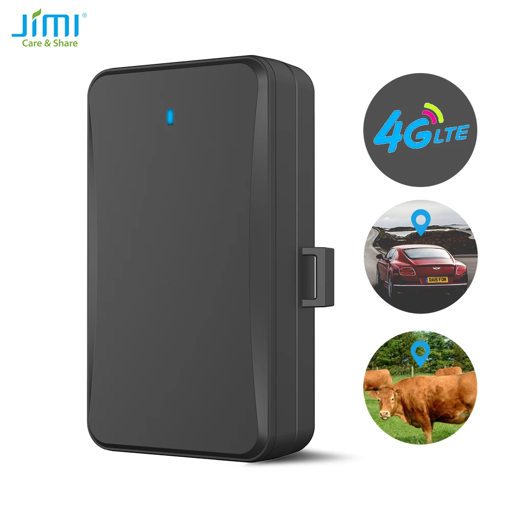 Jimi-rastreador GPS magnético LL01 4G LTE para coches, localizador de activos con batería de 10000mAh, IP65, seguimiento en tiempo Real, mapa de Google