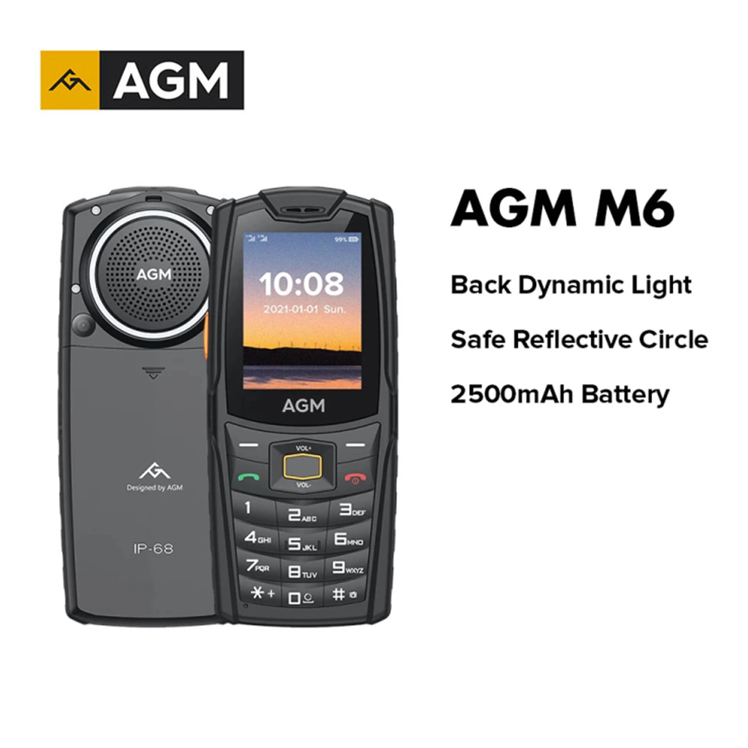 Gsm Phone Waterproof Rugged | M6 Rugged Mobile Phone | Push-button  Cellphones - M6 Ip68 - Aliexpress