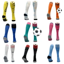 Новый Футбол клуб носки Европейский футбольные спортивные дышащие Сапоги до колена длинные гетры тренажерный зал Фитнес спортивный тренировочный носок для взрослых и детей Новый Футбол клуб носки Европейский футбольные спортивные дышащие Сапоги до колена длинные гетры тренажерный зал Фитнес спортивный тренировочный носок для взрослых и детей
