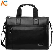 Alena Culian Повседневная Деловая кожаная мужская сумка 15,6 дюймов, сумки для ноутбука для мужчин, трендовая мужская сумка-тоут, повседневный портфель, сумки на плечо