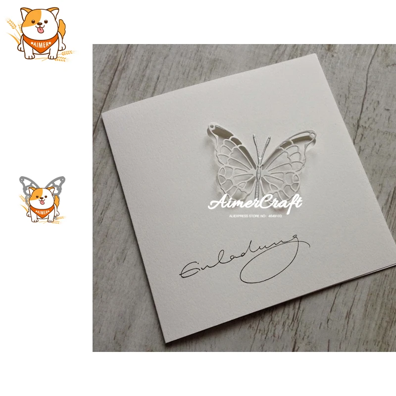 

Butterfly Animal Metal Cutting Dies Scrapbooking Stencil DIY Decorative Craft Embossing Die Cuts Card Making New Dies For 2019