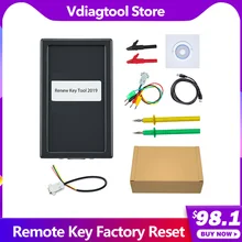Ferramenta de programação de chave vdiagtool, ferramenta de chave de 2019 mk3 com chave de transponder e chave completa com chave remota de desbloqueio