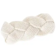 Повязка на голову унисекса Толстая свободная теплая вязаная спортивная повязка на голову Повязка На Голову головной убор