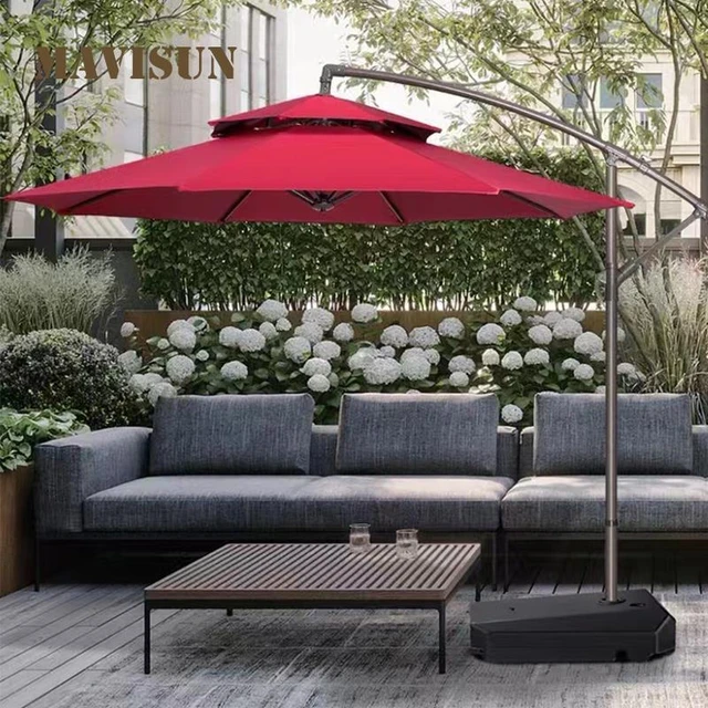 Modern Square 3.0m Beach Umbrella Parasol Garden Furniture And Country  House Stand 150kg Sunshade Waterproof Custom Colors - Patio Umbrellas &  Bases - AliExpress