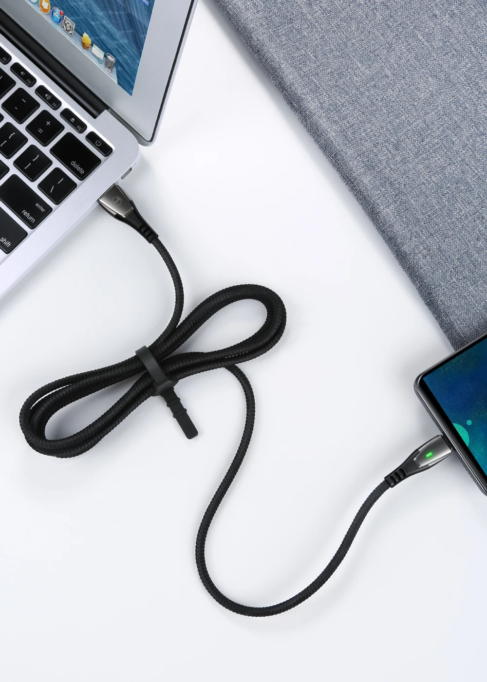 Mcdodo 40 Вт usb type C 5A супер быстрая зарядка для huawei 4A Flash Charge VOOC для OPPO Find X R17 VIVO автоматическое отключение кабель для передачи данных