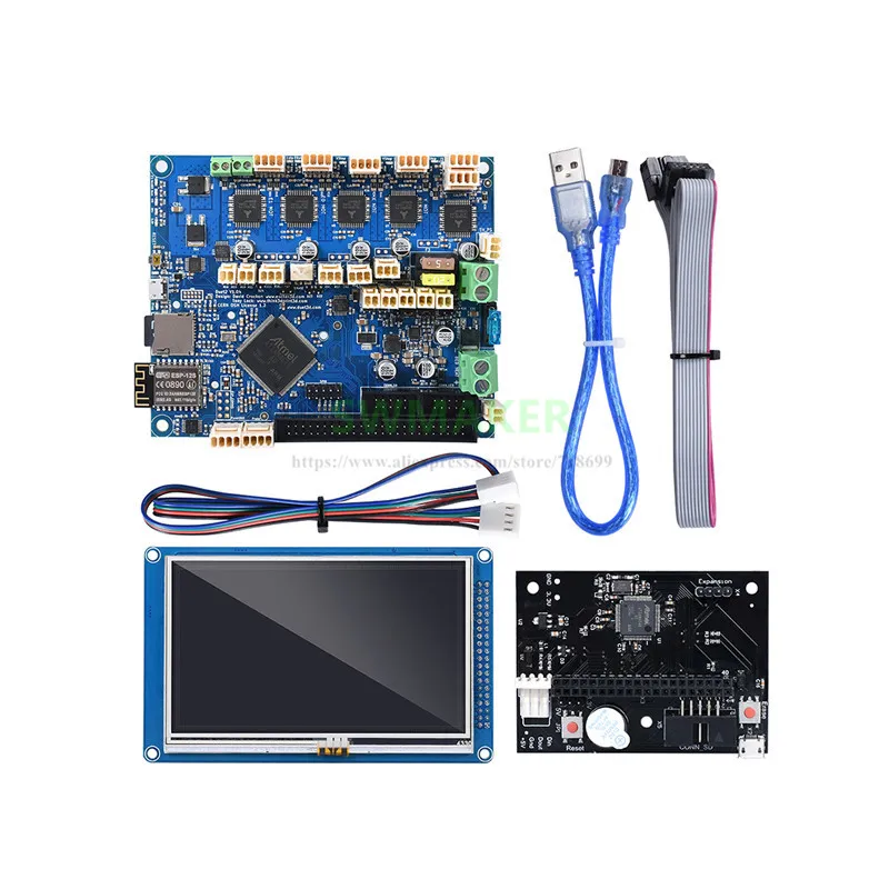 Duet 2 wifi V1.04 материнская плата клон Duet wifi плата контроллера w/PanelDue 7i PanelDue 5i 4.3i экран Интегрированный для 3D-принтера