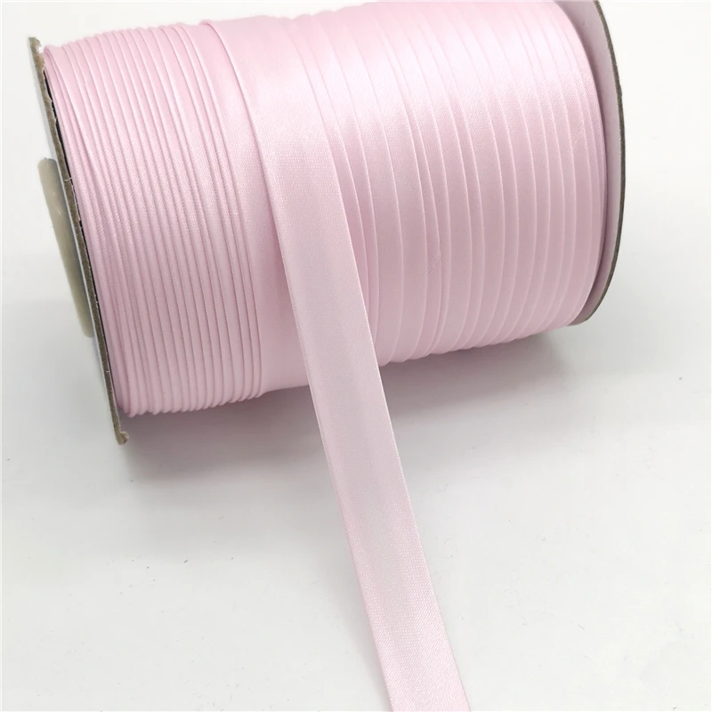 5 ярдов 15 мм швейная Атласная Лента Край швейная лента для одежды простыни подушки шляпы различные край ткани Шитье - Цвет: Light Pink