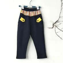 В году, весенне-осенние детские разноцветные повседневные брюки мужские трикотажные спортивные штаны с эластичной резинкой на талии поколение полных