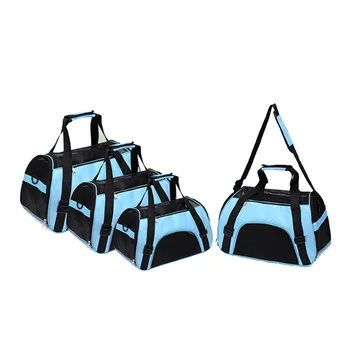

Portable Pet Cat Dog Carrier Bag Breathable Mesh Dogs Cats Carring Bags Basket Outdoor Travel Pets Carry Supplies Accessories