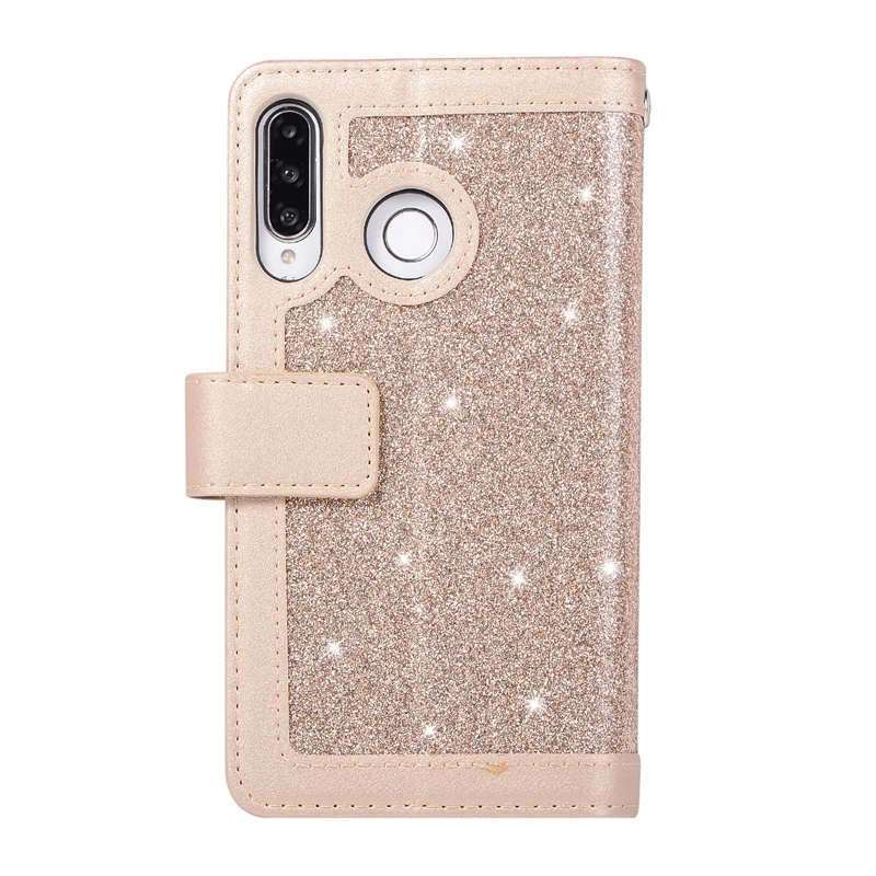 Кошелек с блестками чехол для samsung Galaxy A5 A6 A7 A8 J4 J6 J7 Plus Роскошный кожаный флип-чехол для телефона модный держатель для карт