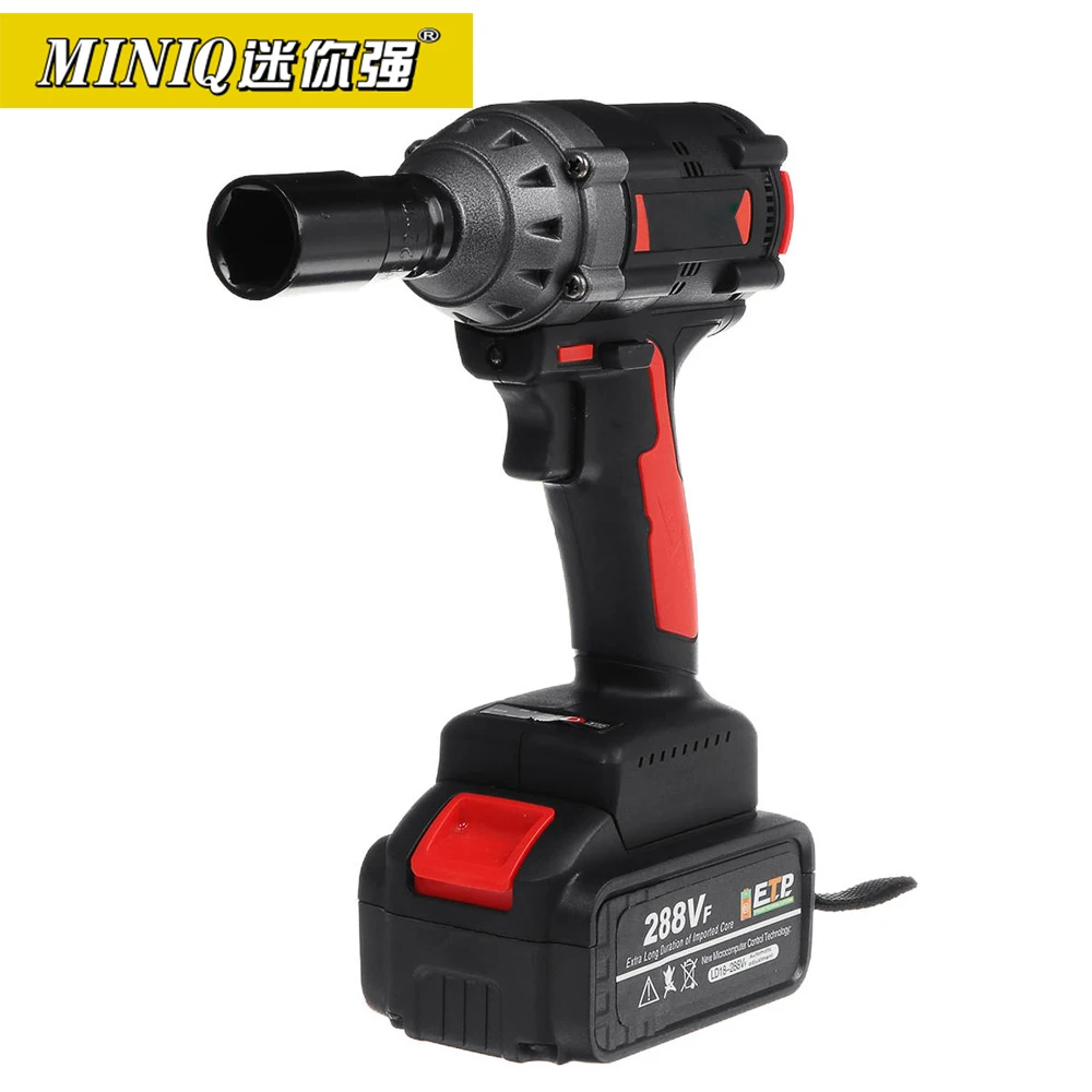 MINIQ 288VF 600 Нм макс бесщеточный ударный ключ литий ионная батарея двигатель