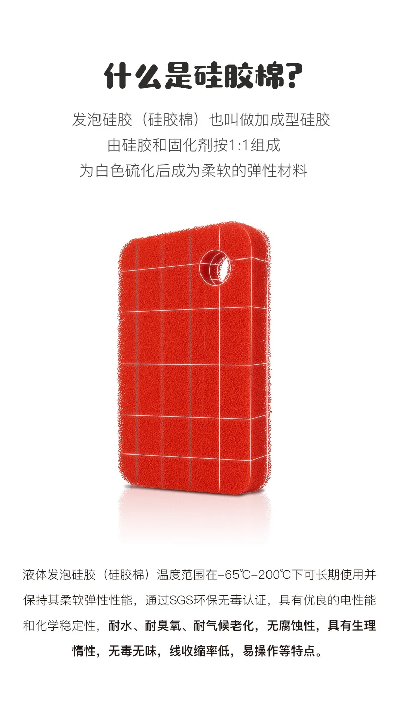 Innerneed силикагель хлопок xi wan shua кисть многоцелевая xi wan shua горшок без деформации Пенящийся Платиновый силикагель