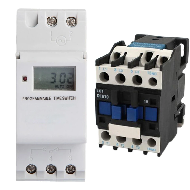 1 шт. контактор переменного тока AC220V катушка 18a 3 фазный 1NO 50/60 Гц реле стартера