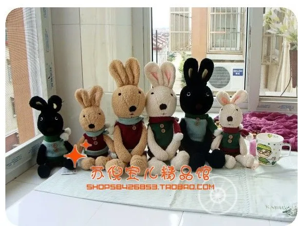 

Pacify Rabbit Prince Rabbit Plush Toy Couples Rabbit Doll New Style Sweater Ball Scarf