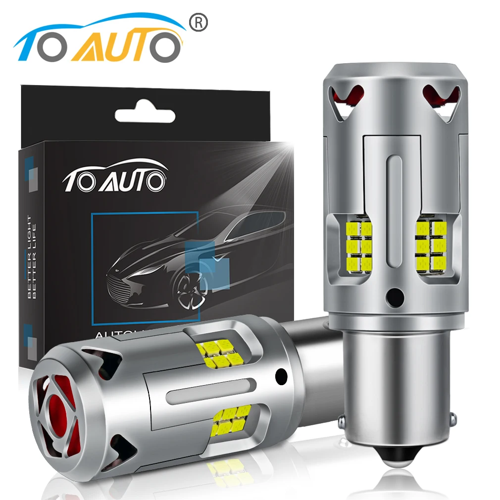 

Canbus P21W BA15S LED 1156 BAU15S PY21W LED Bulbs Error Free T20 7440 W21W Car Brake Lights Reverse Lamp Auto DRL White 12V