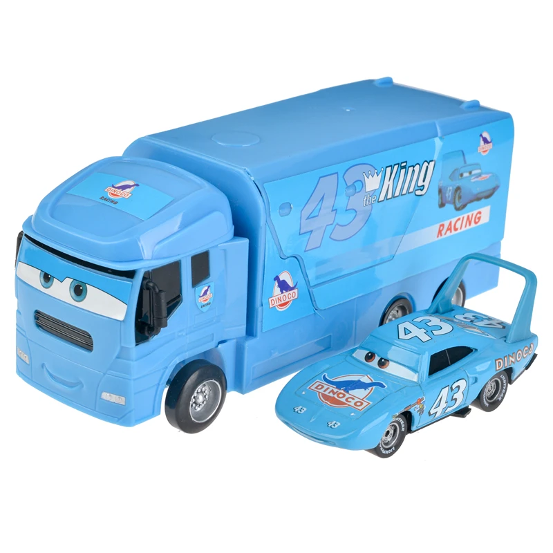 Совершенно новые автомобили disney Pixar Cars 2 Cars 3 Truck Mack Launcher пластиковая игрушечная машинка 1:55 Игрушечная модель автомобиля детские подарки на день рождения