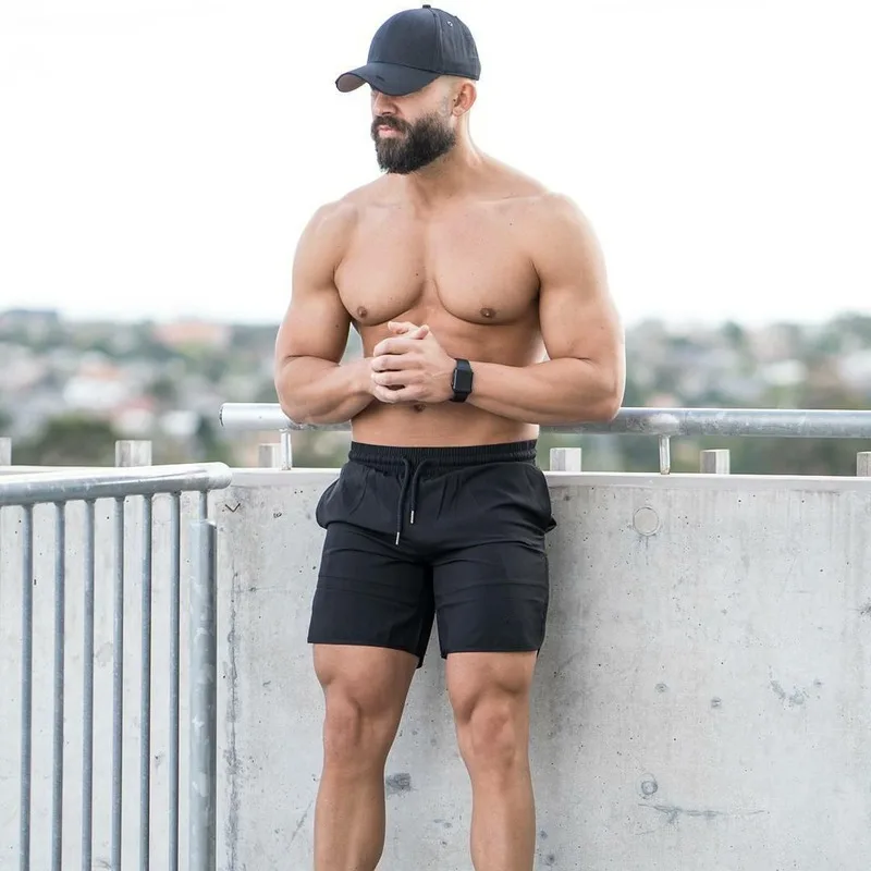 

Crazy Muscle Summer New Fitness Shorts Casual Sports Running Shorts Men's Basketball Training Quick-Dry Pants