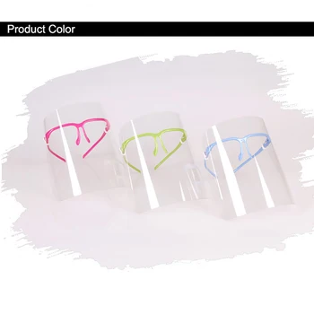 

Windproof Anti-Saliva Splash Transparent Protective Face Cover Shield Dust-Proof Anti Oil Splash Face Safety Face Party Cover