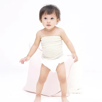 

1pc Belly Band Stripe Soft Girth Belt Cotton Belly Band Soft Navel Guard for Baby Newborn Kids Infant